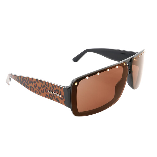 Jimmy Morrise出品 Jimmy Choo Brown Rectangular Ladies Sunglasses MORRIS/S 0Y4D