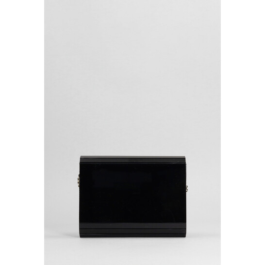 Jimmy Choo Candy Clutch In Black Acrylic CANDY ACR - Handbags