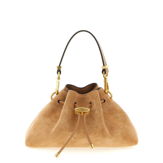 チコユコ Jimmy Choo Chinch Small Handbag CINCHSMALLSUETOFFEEGOLD