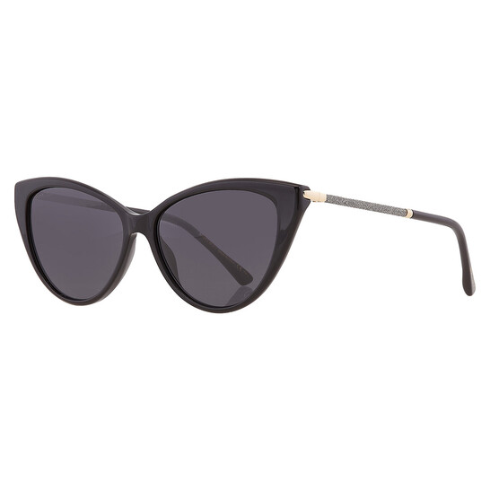 Jimmy Choo Dark Grey Cat Eye Ladies Sunglasses VAL/S 0807/IR
