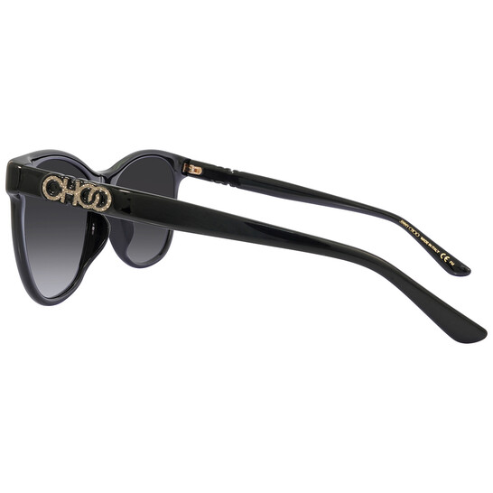 Jimmy Choo Dark Grey Gradient Butterfly Ladies Sunglasses