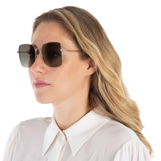 Jimmy Choo Gray Gradient Square Ladies Sunglasses TRISHA/G