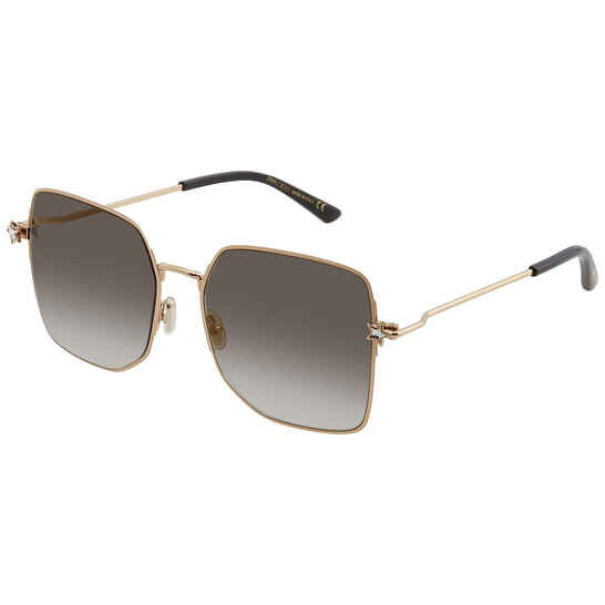 Jimmy Choo Gray Gradient Square Ladies Sunglasses TRISHA/G