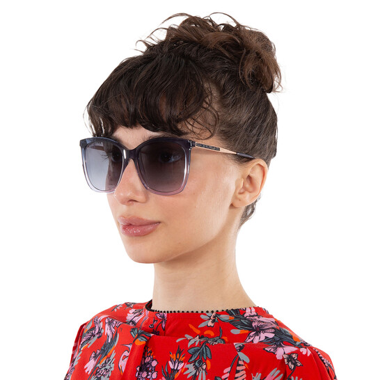 Jimmy Choo Grey Azure Cat Eye Ladies Sunglasses NEREA/G/S