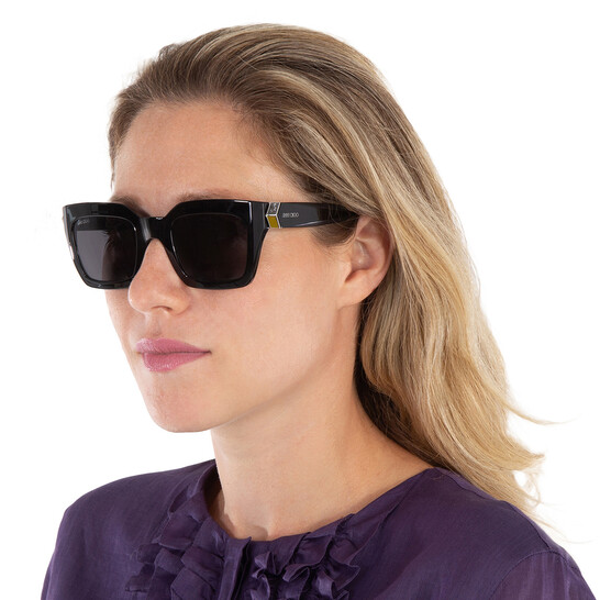 Jimmy Choo Grey Blue Rectangular Ladies Sunglasses MAIKA/S  display picture 1
