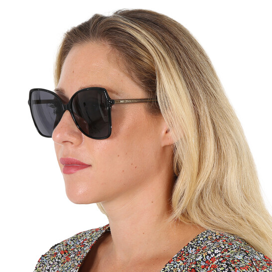 Jimmy Choo Grey Butterfly Ladies Sunglasses FEDE/S 0807/IR