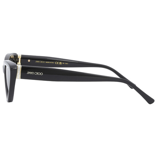 JIMMY CHOO アティキャットアイフレムサンクラス ADDYS 807IR NEW JIMMY CHOO ADDY/S 0807 IR Black/Grey Authentic Women