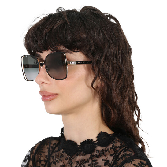 Jimmy Choo Grey Gradient Butterfly Ladies Sunglasses FRIEDA