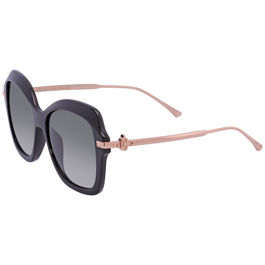 Jimmy Choo Grey Gradient Butterfly Ladies Sunglasses TESSY/G