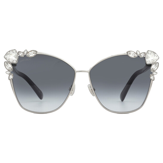 Jimmy Choo Gray Cat-Eye Sunglasses s-l400.jpg main image 4