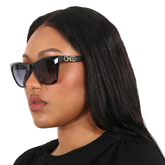 Jimmy Choo Grey Gradient Cat Eye Ladies Sunglasses RIKKI/G/S