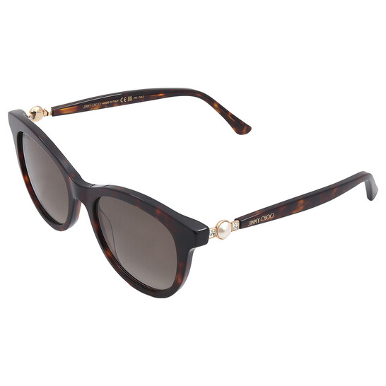 Jimmy Choo Grey Gradient Oval Ladies Sunglasses ANNABETH/S