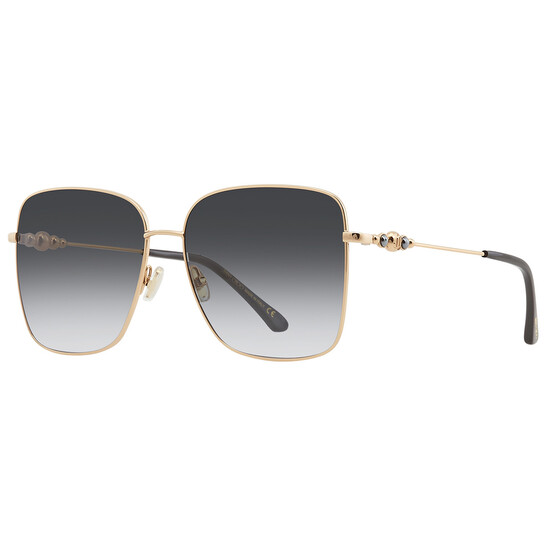 Jimmy Choo Grey Gradient Square Ladies Sunglasses HESTER/S  display picture 1