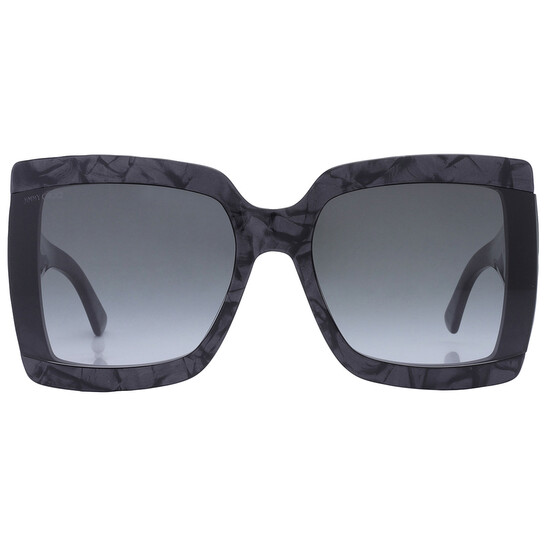 Jimmy Choo Grey Gradient Square Ladies Sunglasses RENEE/N/S