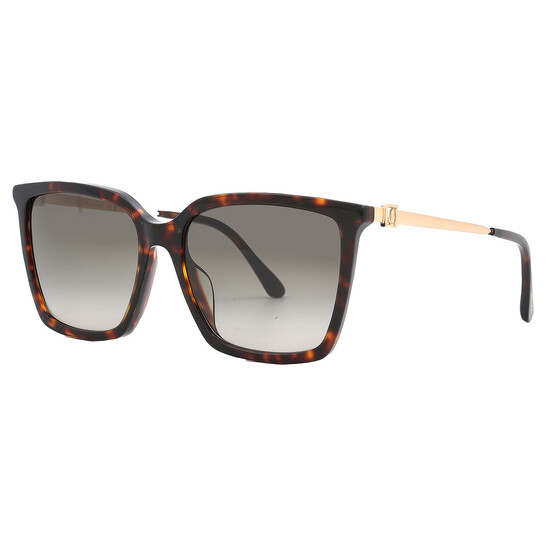 Jimmy Choo Grey Gradient Square Ladies Sunglasses TOTTA/G/S