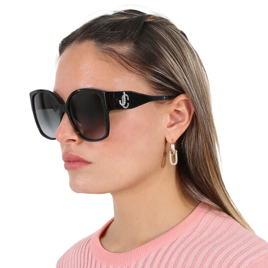 Jimmy Choo Grey Shaded Butterfly Ladies Sunglasses NOEMI/S  display picture 2