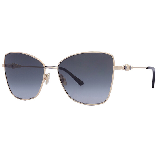 Jimmy Choo Grey Shaded Butterfly Ladies Sunglasses TESO/S