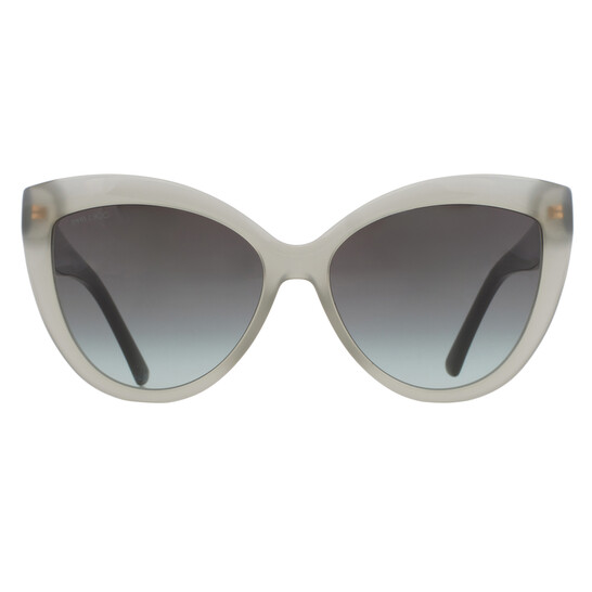 Jimmy Choo Grey Shaded Green Cat Eye Ladies Sunglasses