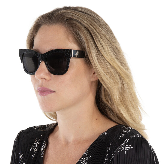Jimmy Choo Grey Square Ladies Sunglasses JAN/S 0DXF/IR 52  display picture 1