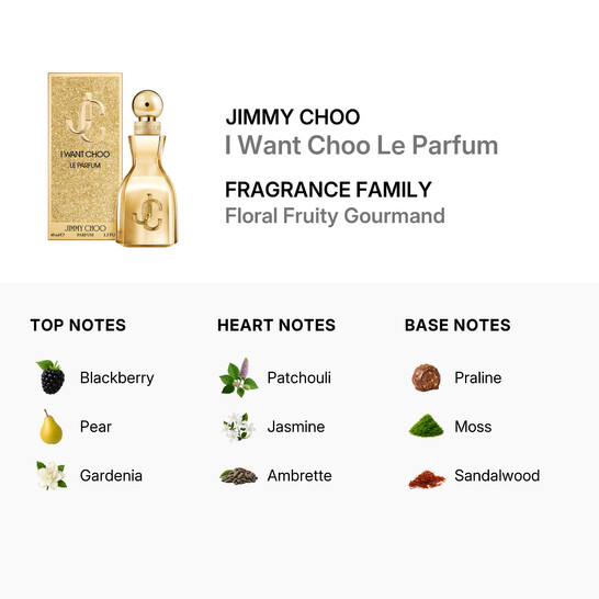 Jimmy Choo Ladies I Want Choo Le Parfum 1.3 oz Fragrances