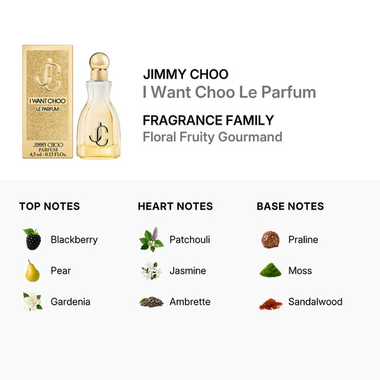 Jimmy Choo Ladies I Want Choo Le Parfum Parfum 0.15 oz Fragrances