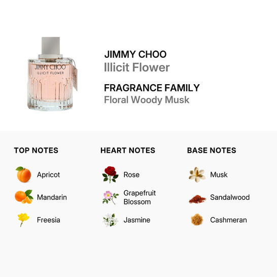 Jimmy Choo Ladies Illicit Flower EDT Spray 3.4 oz (Tester
