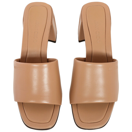 Jimmy Choo Lena 70 Leather Sandals, Brand Size 35 ( US Size 5