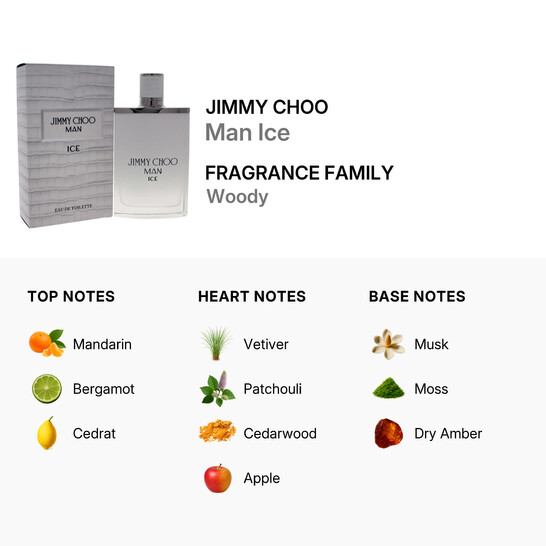 Jimmy Choo Man Ice / Jimmy Choo EDT Spray 3.3 oz (100 ml) (m