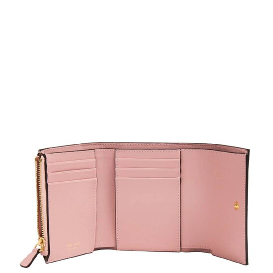 Jimmy Choo Marinda Diamond-Chain Leather Wallet J000168894-ROSE