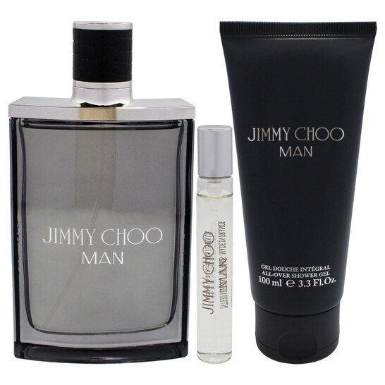 Jimmy Choo Men's Man 3pcs EDT Gift Set Fragrances 3386460138338