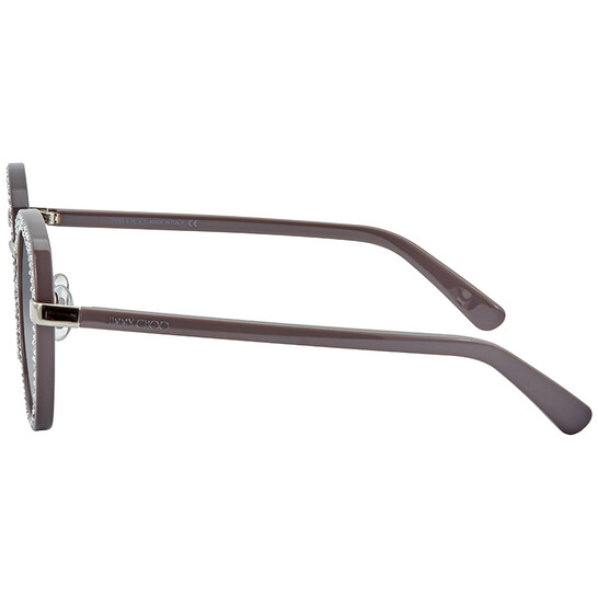 Jimmy Choo Mori Smoke Silver Geometric Ladies Sunglasses  display picture 1