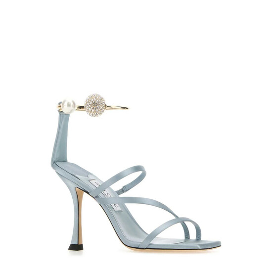 Jimmy Choo Ottilia 90 Crystal and Pearl Strap Sandals, Brand