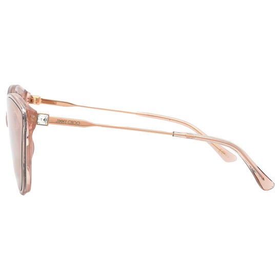 Jimmy Choo Pink Flash SIlver Cat Eye Ladies Sunglasses VIC/F