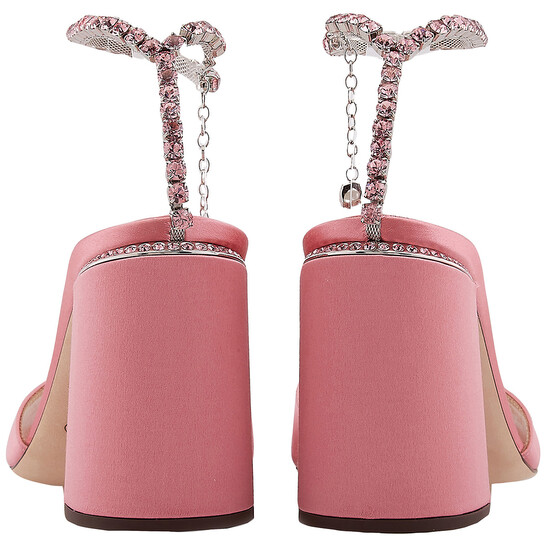 Jimmy Choo Saeda 85 Block Heel Sandals, Brand Size 37 ( US Size 7