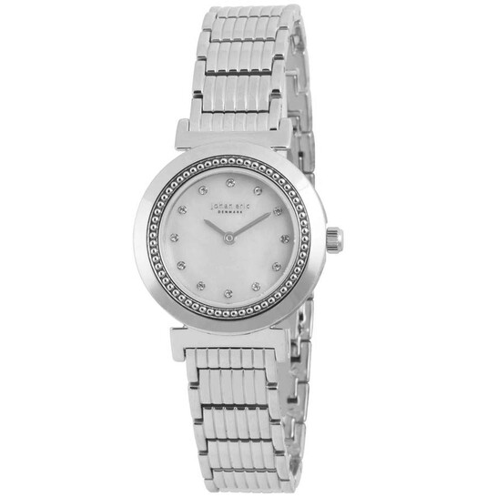 Johan Eric Djursland White Dial Ladies Watch JE1200-04-009B - 546x546