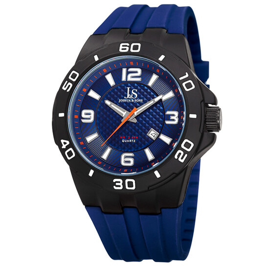 Joshua And Sons Quartz Blue Dial Men's Watch JX115BU - Watches