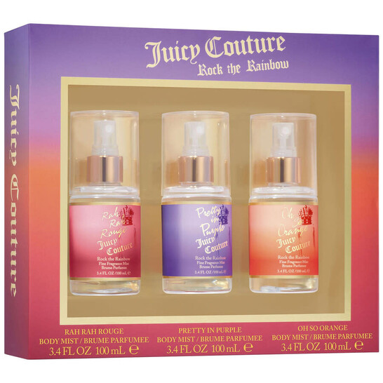 Juicy Couture Ladies Body Mist Gift Set Fragrances 719346702423