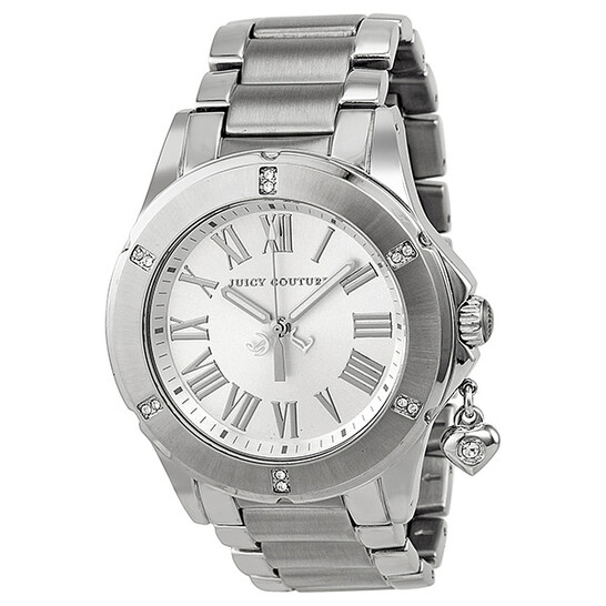 Juicy Couture Rich Girl Silver Dial Stainless Steel Ladies