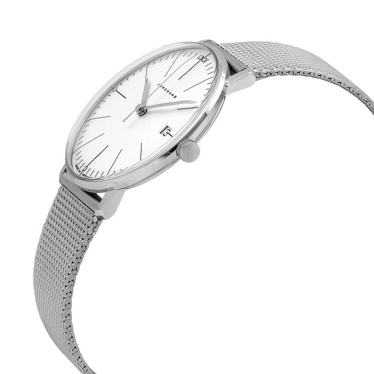 Junghans Max Bill Quartz Silver Dial Ladies Watch 047