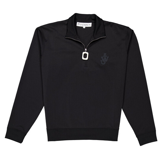 JW Anderson Anchor Half Zip Track Top, Size X-Large JO0198-PG0999