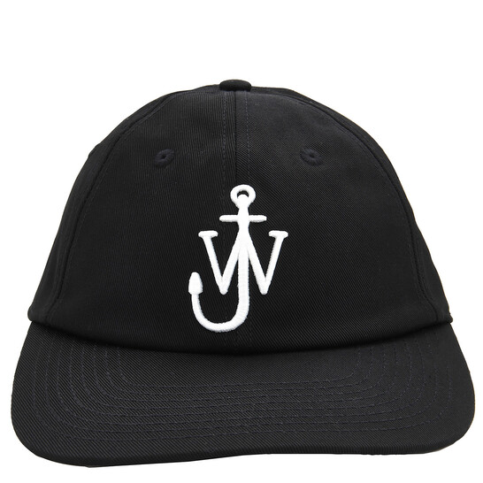 JW Anderson Cotton Baseball Cap AC0198-FA0349-BLACK 5057543482669