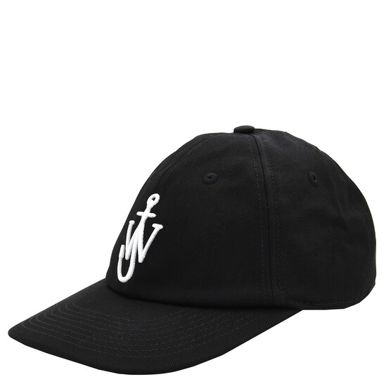 JW Anderson Cotton Baseball Cap AC0198-FA0349-BLACK 5057543482669