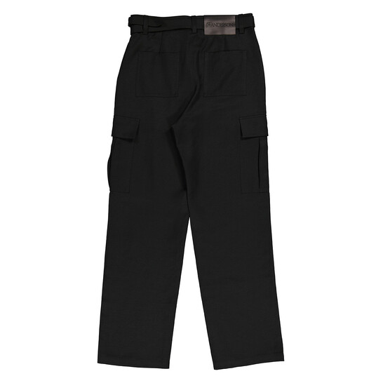 JW Anderson Mid Rise Padlock Cargo Trousers, Brand Size 46