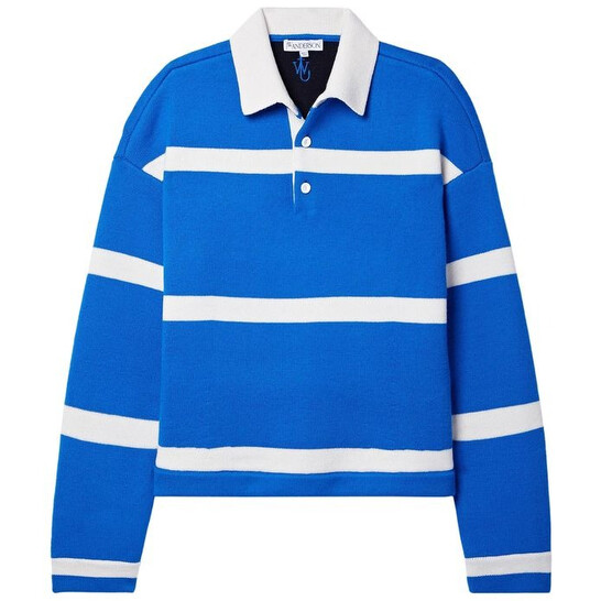 JW Anderson Structured Polo Shirt, Size Small KW1073-YN0307