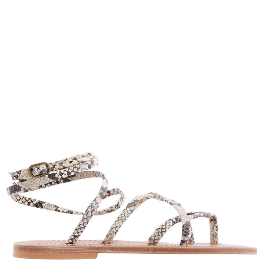 K Jacques Crisscrossed Straps Zenobie Sandals, Brand Size 37 ( US