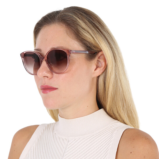 Kate Spade Kimberlyn/G/S sunglasses with a pink frame and brown pink gradient Kate Spade Sunglasses Kimberlyn/G/S 35J HA Pink Brown  main image 2