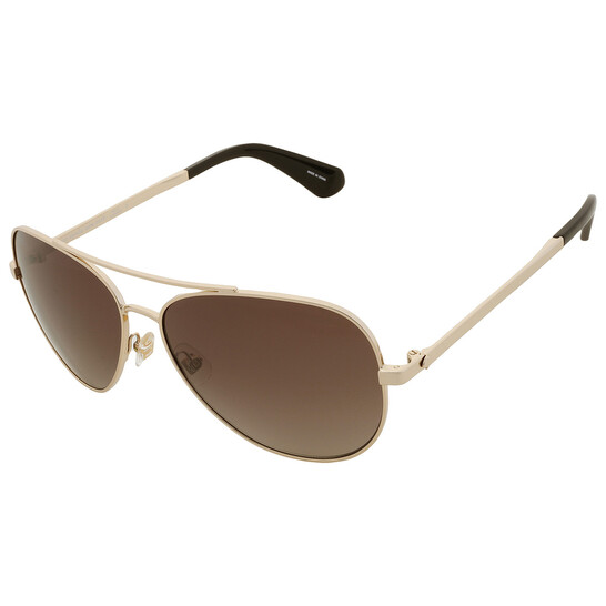 Kate Spade Brown Pilot Ladies Sunglasses AVALINE2/S 0RHL/HA  display picture 2