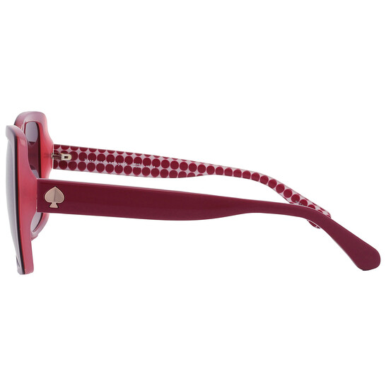 Kate Spade Burgundy Shaded Sport Ladies Sunglasses KIMBER/G  display picture 2