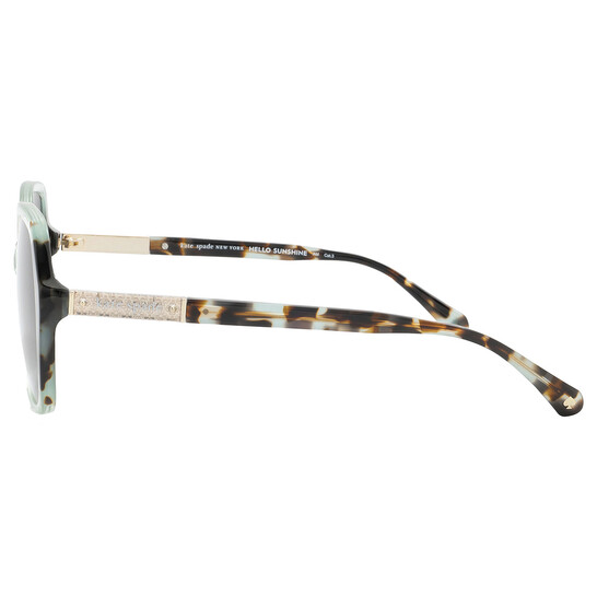 Kate Spade Dark Grey Shaded Square Ladies Sunglasses ELLERY  display picture 1