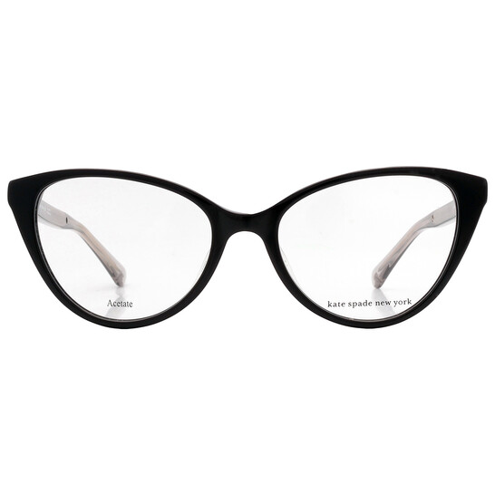 Kate Spade Kimberlee Womens Plastic Eyeglass Frame 0807 Black 52-17 KATE SPADE KIMBERLEE-0807-52 Eyeglasses Eye Glasses 0807  main image 4